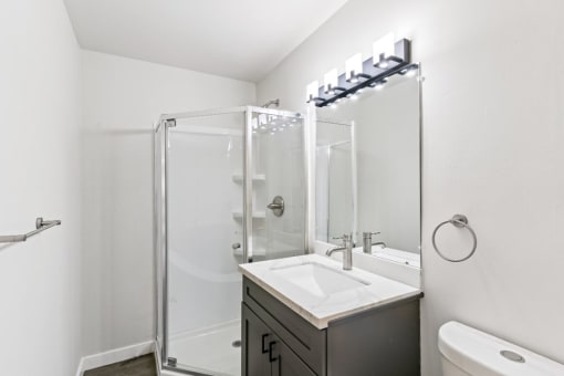 Luxurious Bathroom at Wescove Apartments, West Covina, California