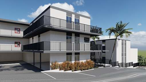 Back of Apartment building