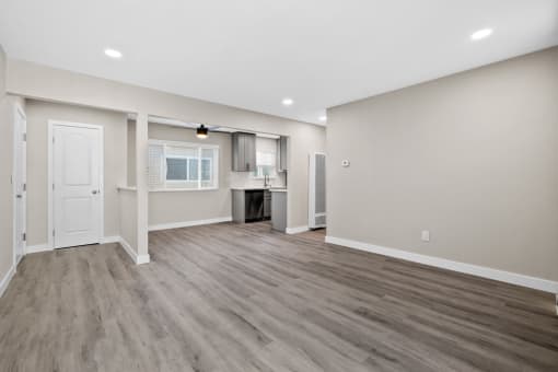 Wood Inspired Plank Flooring at 316 Beach Apartments, Huntington Beach, 92648