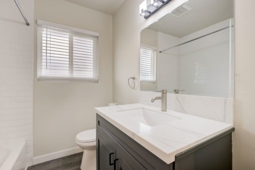 Bathroom at Wescove Apartments, West Covina, California