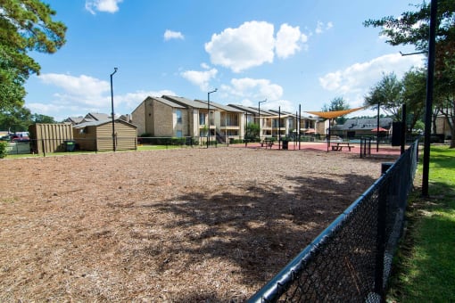 our apartments offer a dog park