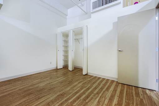 Denver Building Housing Unfurnished Bedroom with Ample Closet Space