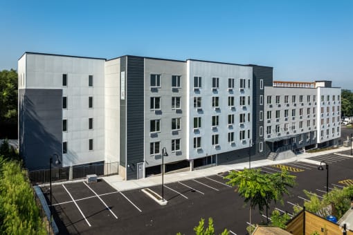 the building in which the hotel is located