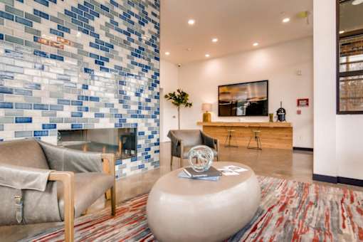 Lobby at Holm at Sellwood, Portland Oregon