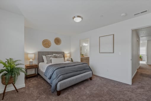 Lush Wall-To-Wall Carpeting In Bedrooms at Thrive at Green Mountain, Camas, Washington
