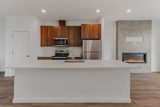 Amazing kitchens with modern appliances at Thrive at Green Mountain, Camas, Washington