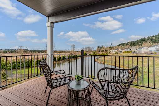 Large Personal Patio at Thrive at Green Mountain, Camas, WA, Washington