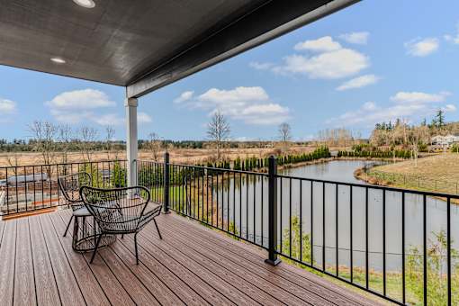 Large Private Patios & Balconies at Thrive at Green Mountain, Camas, Washington