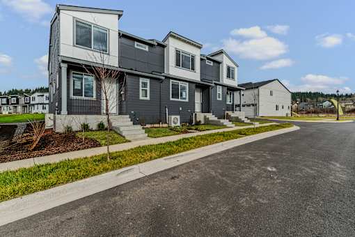 Exterior view of building with a street in front at Thrive at Green Mountain, Camas