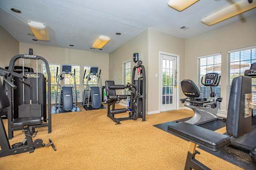 fitness room at Arbors at Windsor Lake, Columbia  