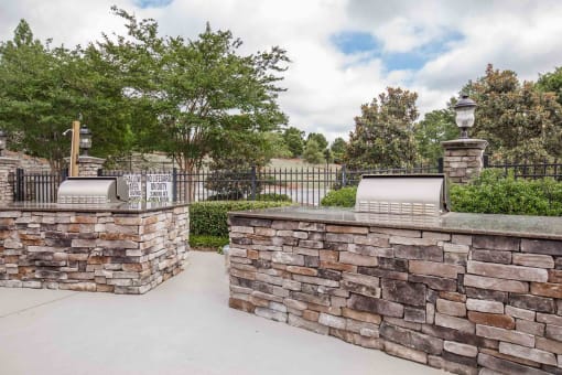 Grill Stations at Carrington Place at Wildewood, South Carolina   