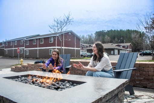 Firepit Patio at Campus Park, Duluth, MN, 55811