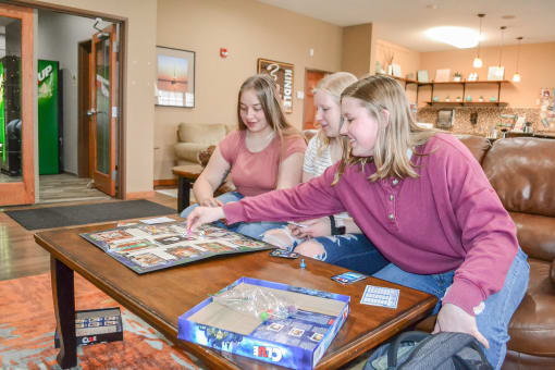 Playing Game at Summit Ridge, Duluth, Minnesota