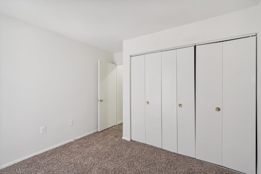 Bedroom with lots of closet space at Trillium in Fairfax, VA