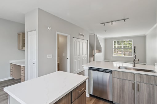 Davey Two Bedroom Townhome - open concept 1st floor living area