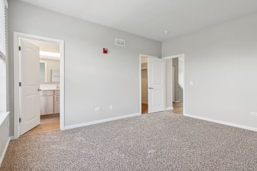 Davey Two Bedroom Townhome - large primary bedroom