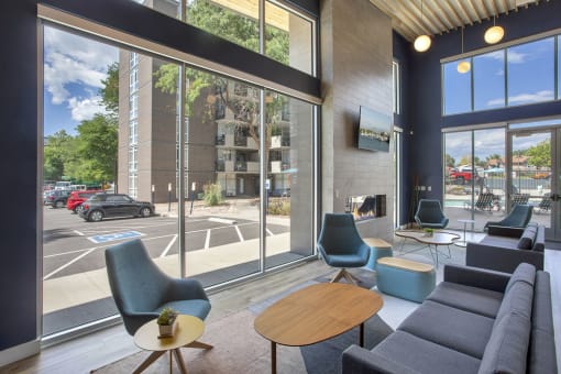 Hang out and relax in the resident lounge