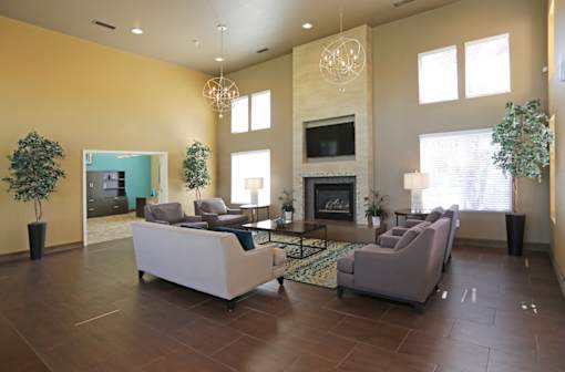 Leasing office sitting area at Canon de Arrowhead in Albuquerque, New Mexico