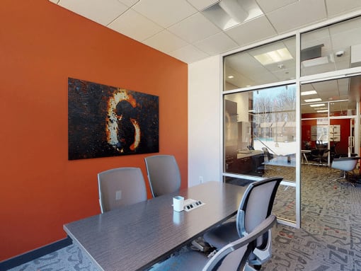 Business Center with Work Stations at Trillium Apartments, Fairfax