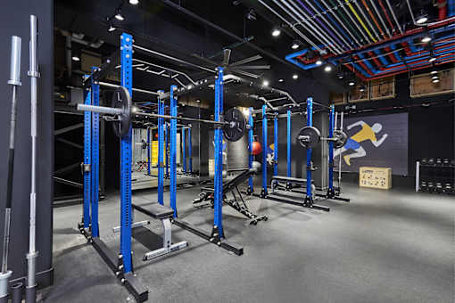24 hour fully equipped fitness center and workout studio