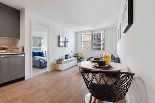 Large open-concept living area