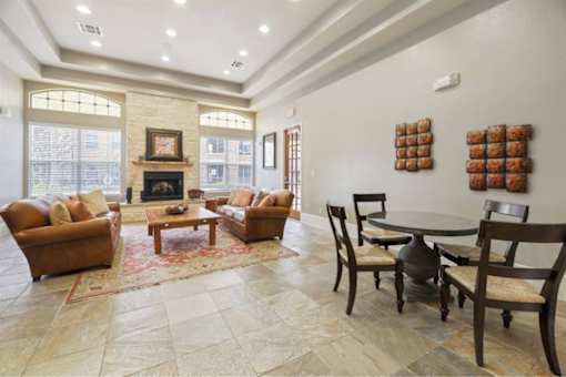 Lovely clubhouse at Stonehaven Apartments in Houston, TX