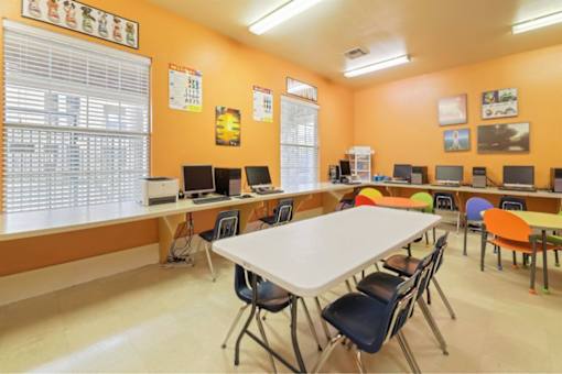 Learning center at Stonehaven Apartments in Houston, TX
