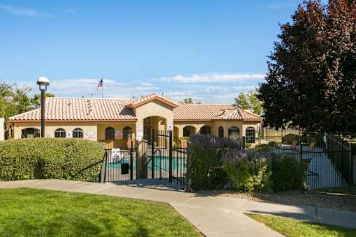 Front gate to our pool deck