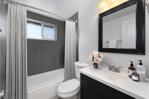 Bathroom in one bedroom
