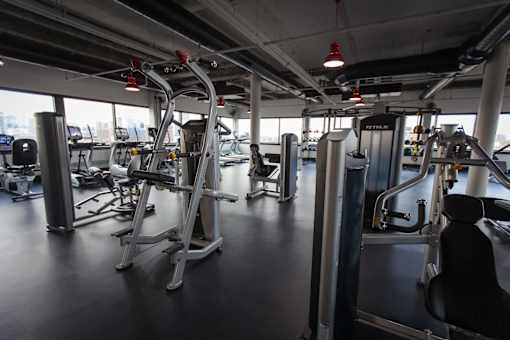 State of the art fitness center at Archer Tower in Denver, CO