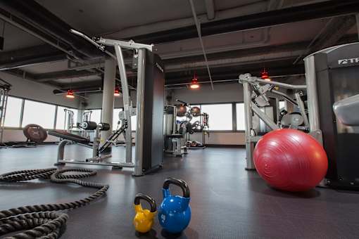 State of the art fitness center at Archer Tower in Denver, CO
