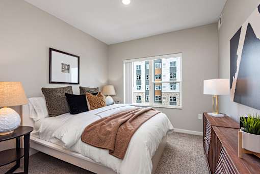 Large Bedroom at Decatur Landing I & II, Brooklyn Park, MN