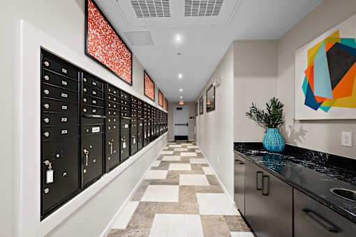 Mail Room at Decatur Landing I & II, Brooklyn Park, MN 55445