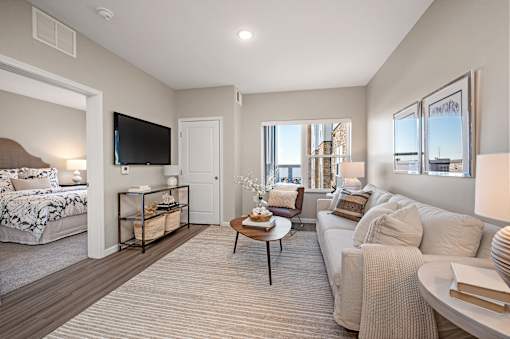 Spacious Living Area at Decatur Landing I & II, Brooklyn Park