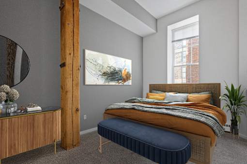 Gorgeous Bedroom at Parkside Apartments, Minnesota, 55101