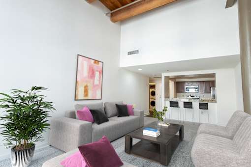 Living And Kitchen at Parkside Apartments, St. Paul, MN, 55101