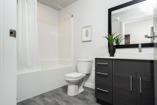 a bathroom with a toilet and a sink