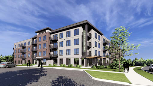 Exterior at Olivine Apartments, Minnesota