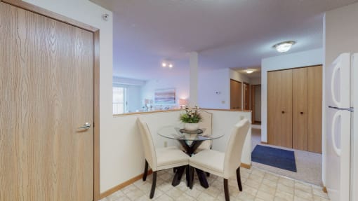 two bedroom, st claire, eat-in kitchen
