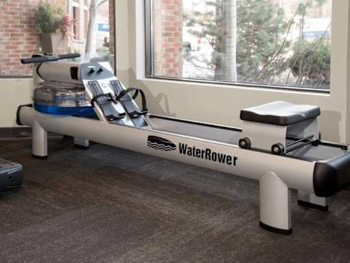 Fitness center at Aspenwood Apartments, Eagan, MN