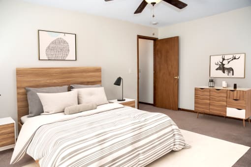 Bass Lake Crossing large bedroom
