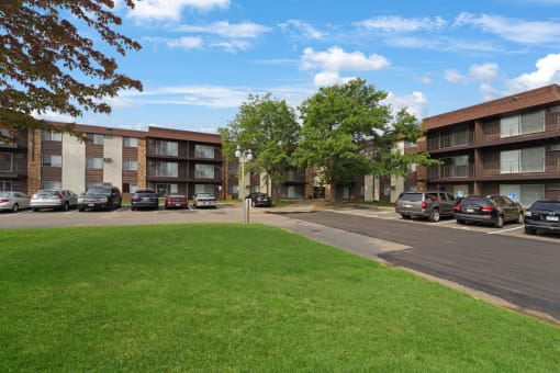 our apartments offer a parking lot for your car