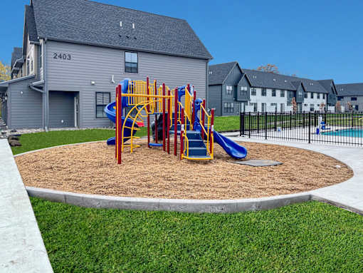 the playground at the preserve
