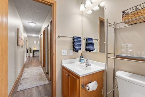 Bathroom at Granite Peaks Apartments, Minnesota, 55429