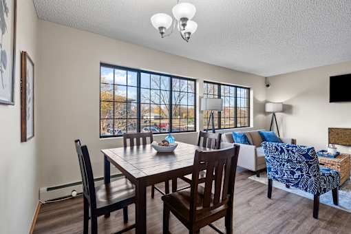 Dining Room at Granite Peaks Apartments, Minneapolis, MN, 55429