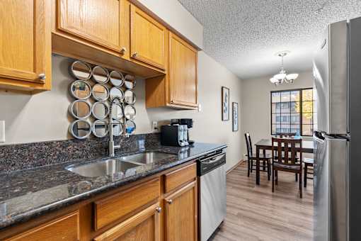 Kitchen Space at Granite Peaks Apartments, Minnesota, 55429