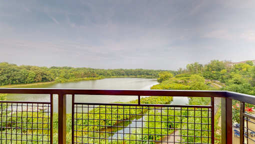 View From Balcony at Lake Jonathan Flats, Minnesota