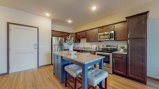 Island Kitchen at Lake Jonathan Flats, Chaska, MN