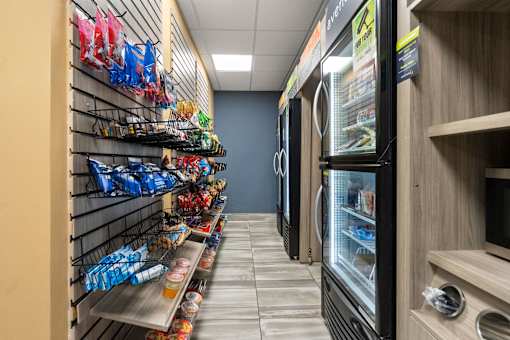 Self-Service Convenience Store at Lux Apartments, Brooklyn Center