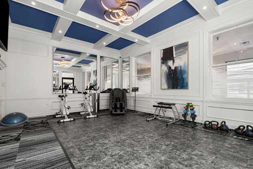 Fitness Center at Lux Apartments, Brooklyn Center